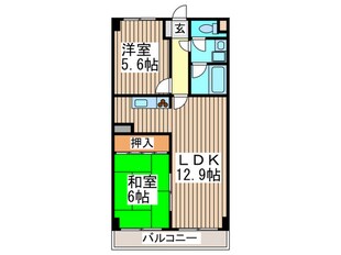 アベニュ－弐番館の物件間取画像